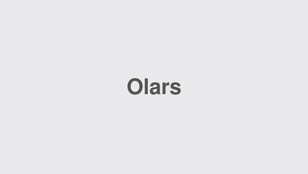 Imagem de espaço reservado (placeholder) com fundo cinza claro e o texto "Olars" centralizado.